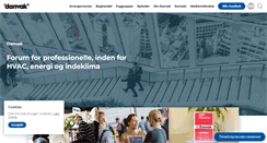 Desktop Screenshot of danvak.dk