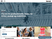 Tablet Screenshot of danvak.dk